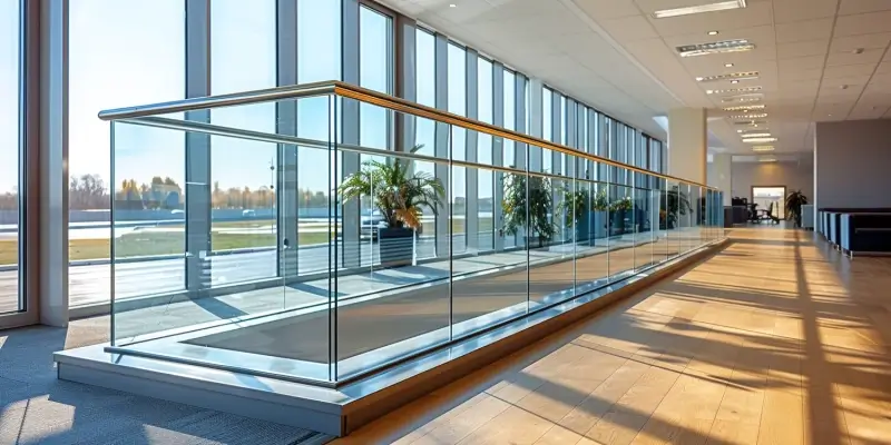 Balustrady szklane wewnętrzne Warszawa