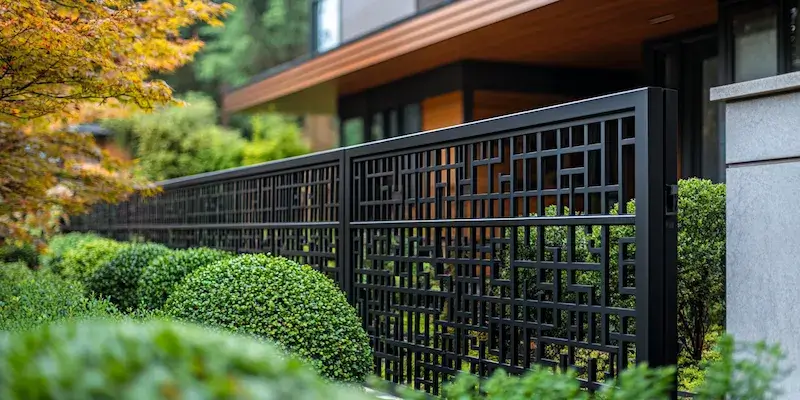 Metallzäune aus Polen mit montage