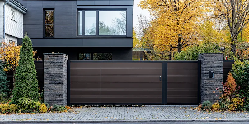 Schmuckzaun aus Polen