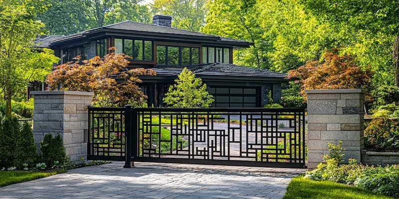 Alu Zäune aus Polen